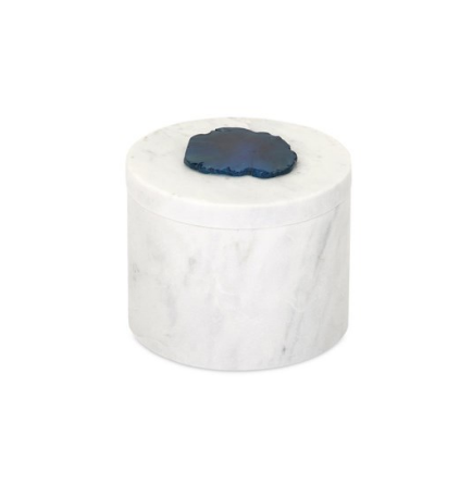 Verena Marble Box with Agate Stone - www.instylehome.ca