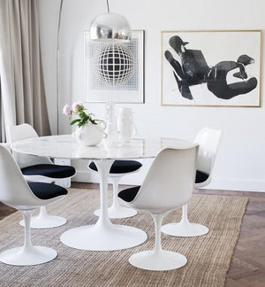 Tulip Marble Dining Table - www.instylehome.ca