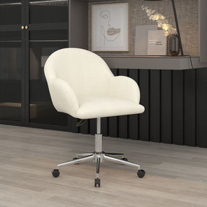 Millie Home Office Chair in Ivory