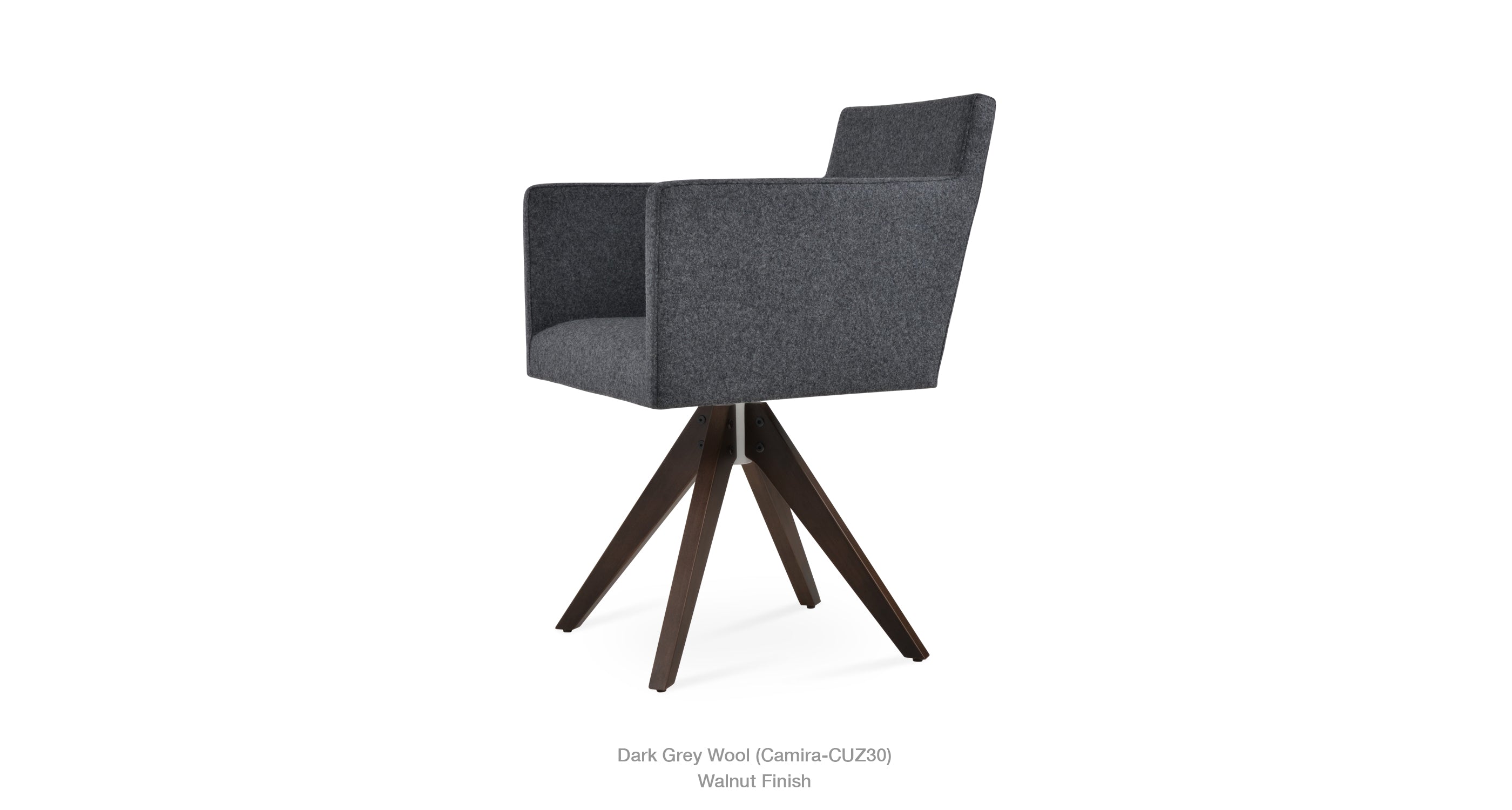 Harput Pyramid Swivel Chair - comfortable seating for dining and office spaces | Image 18 | InSTYLE Home & Rugs