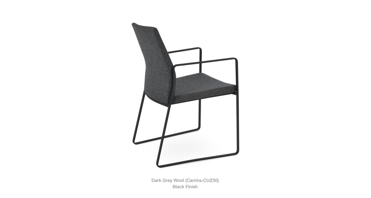 Pasha Sled Armchair - cozy armchair for reading and relaxation | Image 54 | InSTYLE Home & Rugs