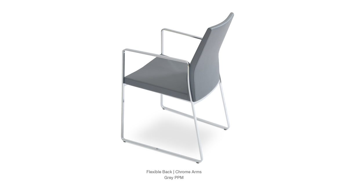 Pasha Sled Armchair - cozy armchair for reading and relaxation | Image 80 | InSTYLE Home & Rugs