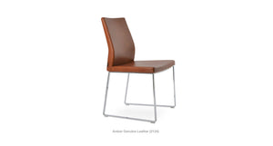 Pasha Sled Chair - elegant seating for dining areas | Image 134 | InSTYLE Home & Rugs
