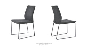 Pasha Sled Chair - elegant seating for dining areas | Image 79 | InSTYLE Home & Rugs