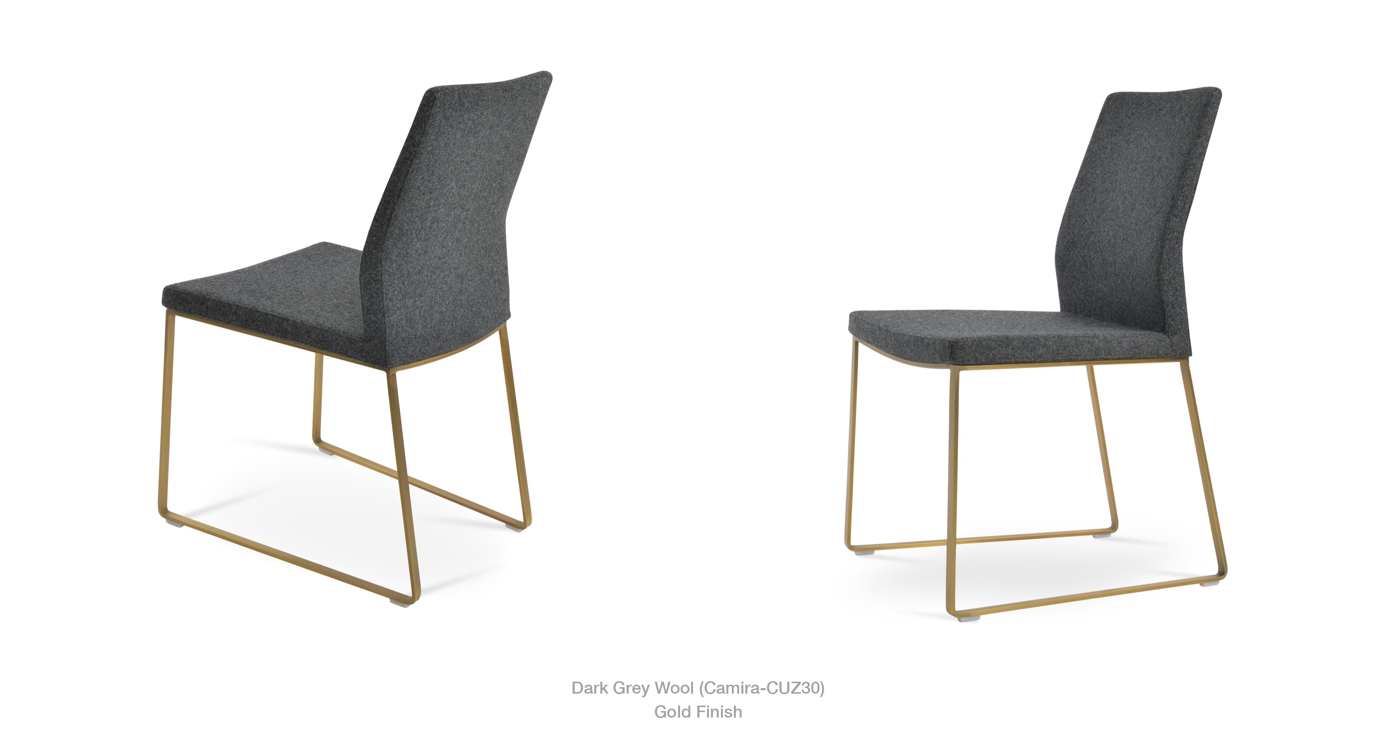Pasha Sled Chair - elegant seating for dining areas | Image 93 | InSTYLE Home & Rugs