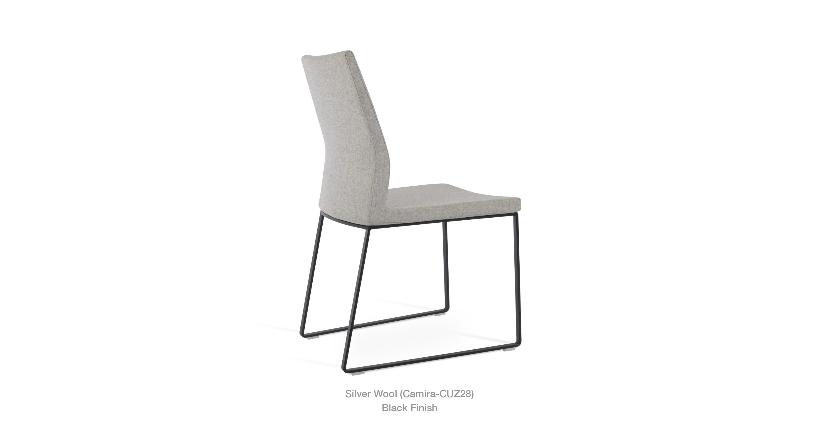 Pasha Sled Chair - elegant seating for dining areas | Image 94 | InSTYLE Home & Rugs