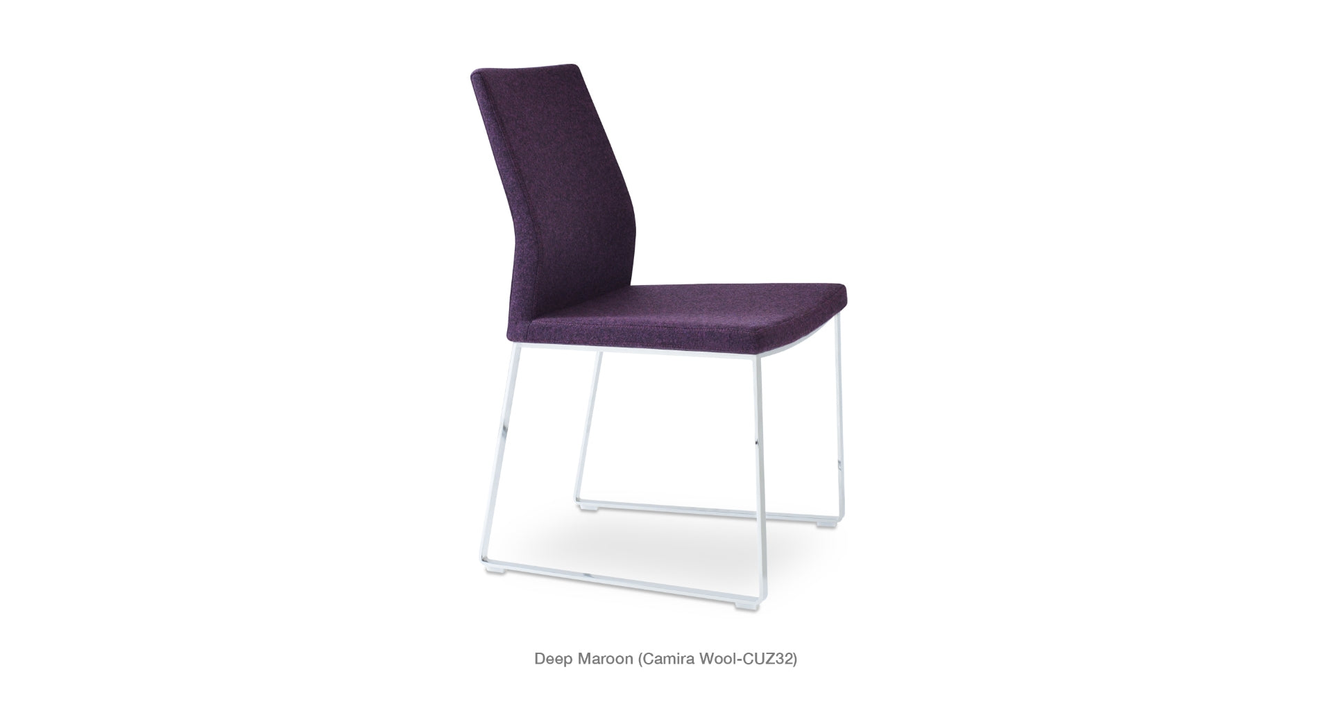 Pasha Sled Chair - elegant seating for dining areas | Image 90 | InSTYLE Home & Rugs
