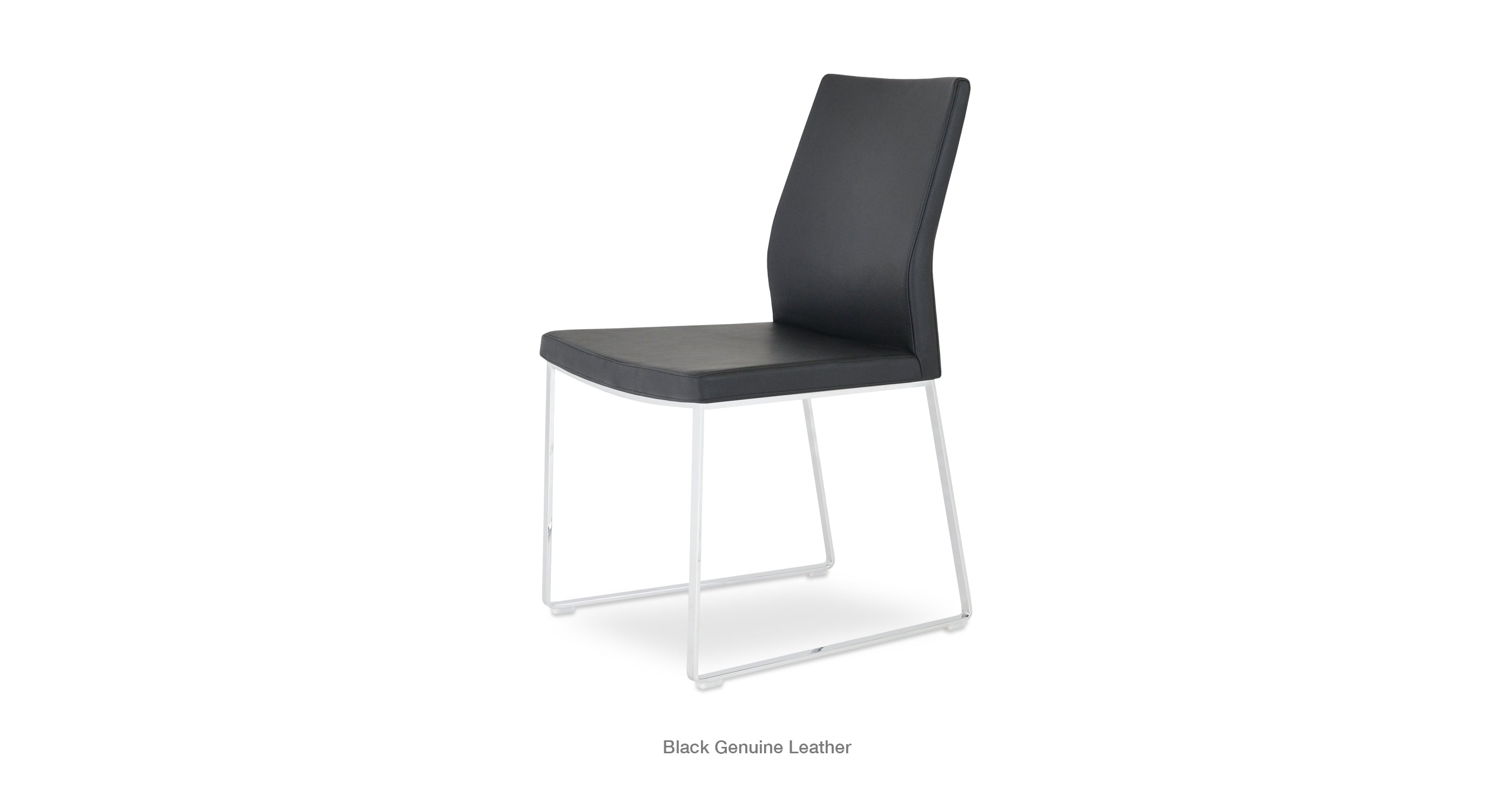 Pasha Sled Chair - elegant seating for dining areas | Image 105 | InSTYLE Home & Rugs