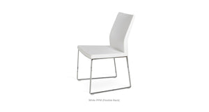 Pasha Sled Chair - elegant seating for dining areas | Image 107 | InSTYLE Home & Rugs