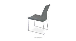 Pasha Sled Chair - elegant seating for dining areas | Image 117 | InSTYLE Home & Rugs