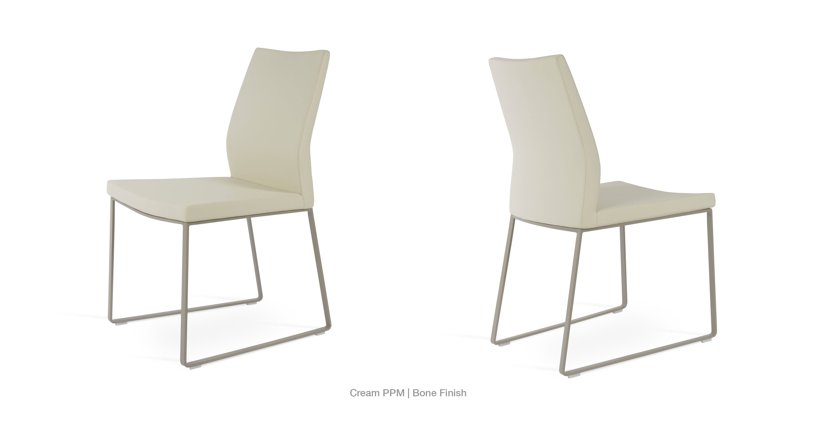 Pasha Sled Chair - elegant seating for dining areas | Image 119 | InSTYLE Home & Rugs