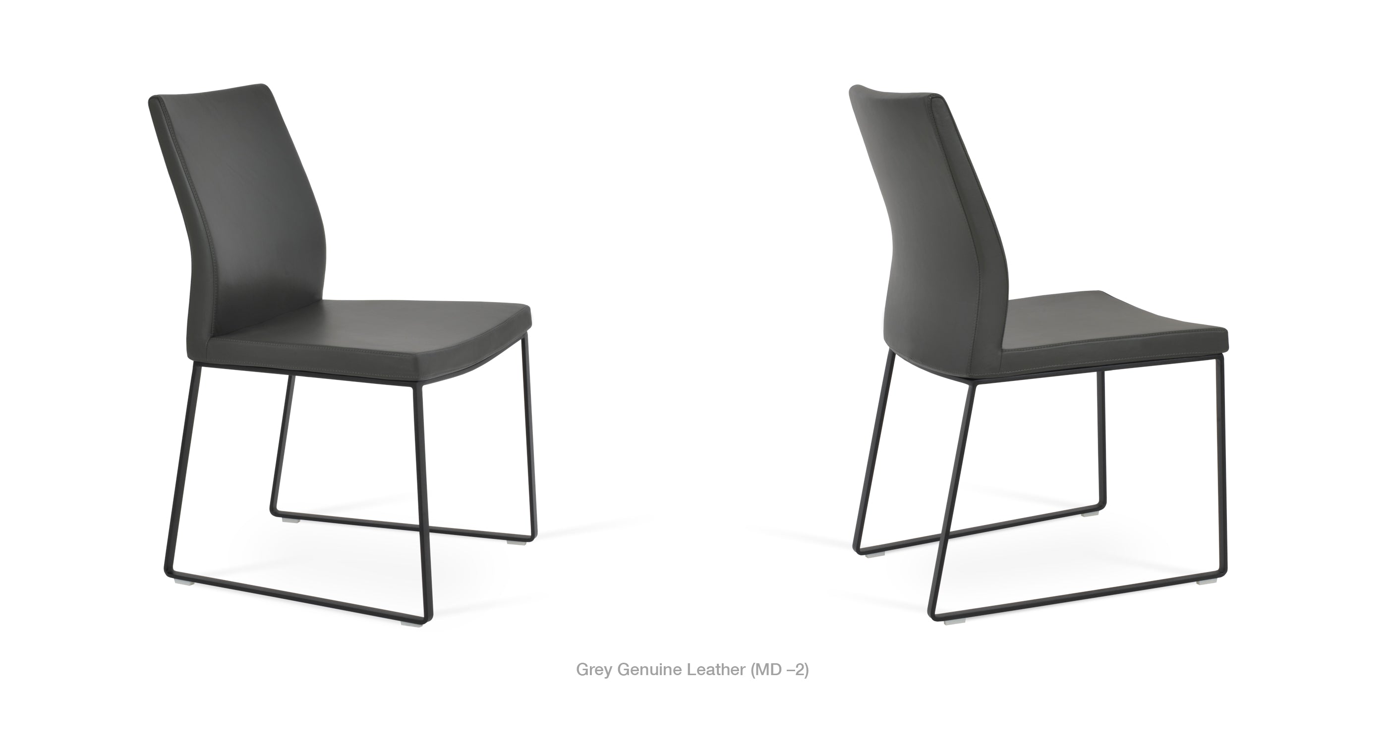 Pasha Sled Chair - elegant seating for dining areas | Image 120 | InSTYLE Home & Rugs