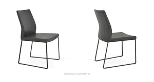 Pasha Sled Chair - elegant seating for dining areas | Image 120 | InSTYLE Home & Rugs