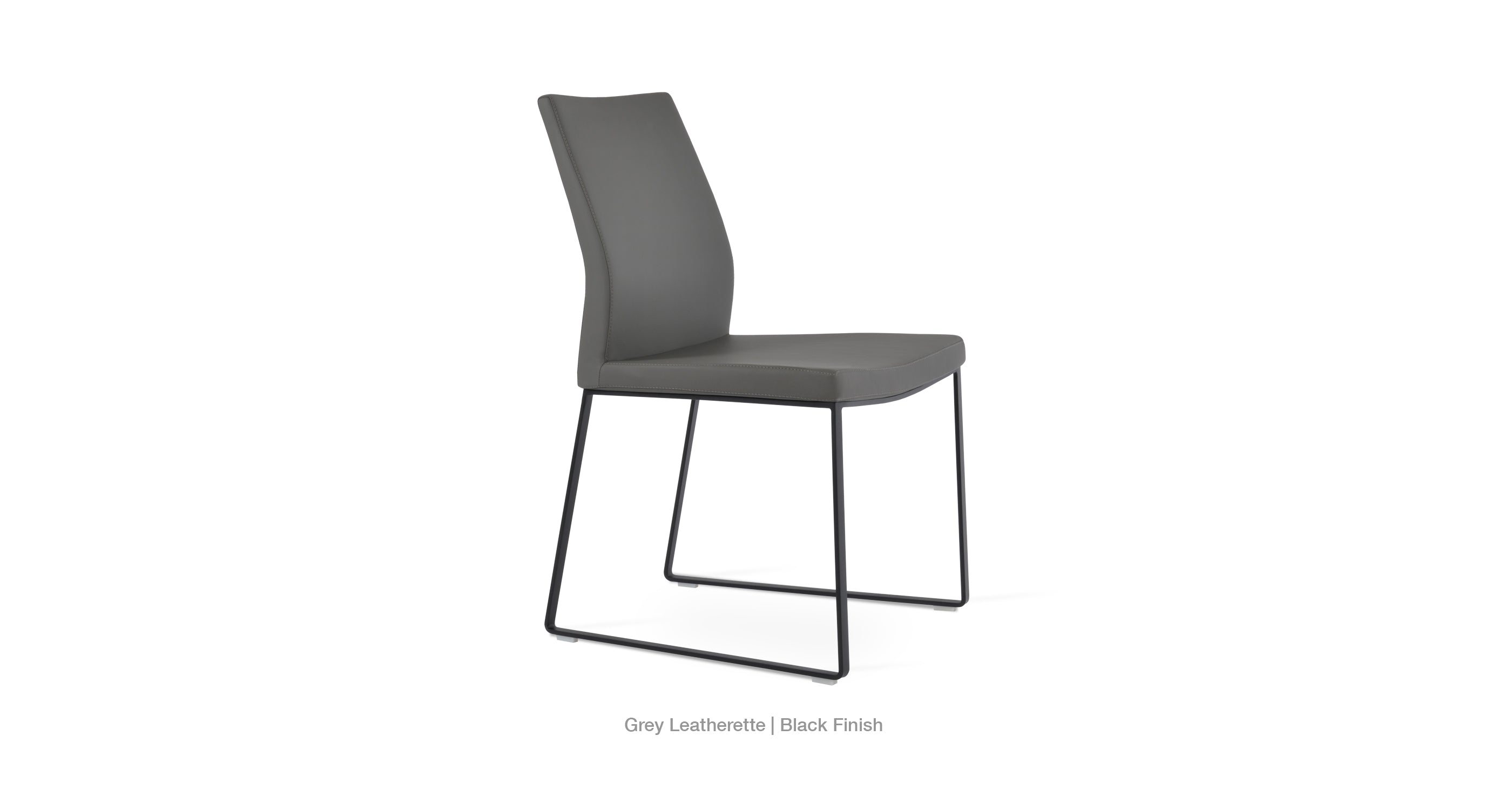 Pasha Sled Chair - elegant seating for dining areas | Image 121 | InSTYLE Home & Rugs