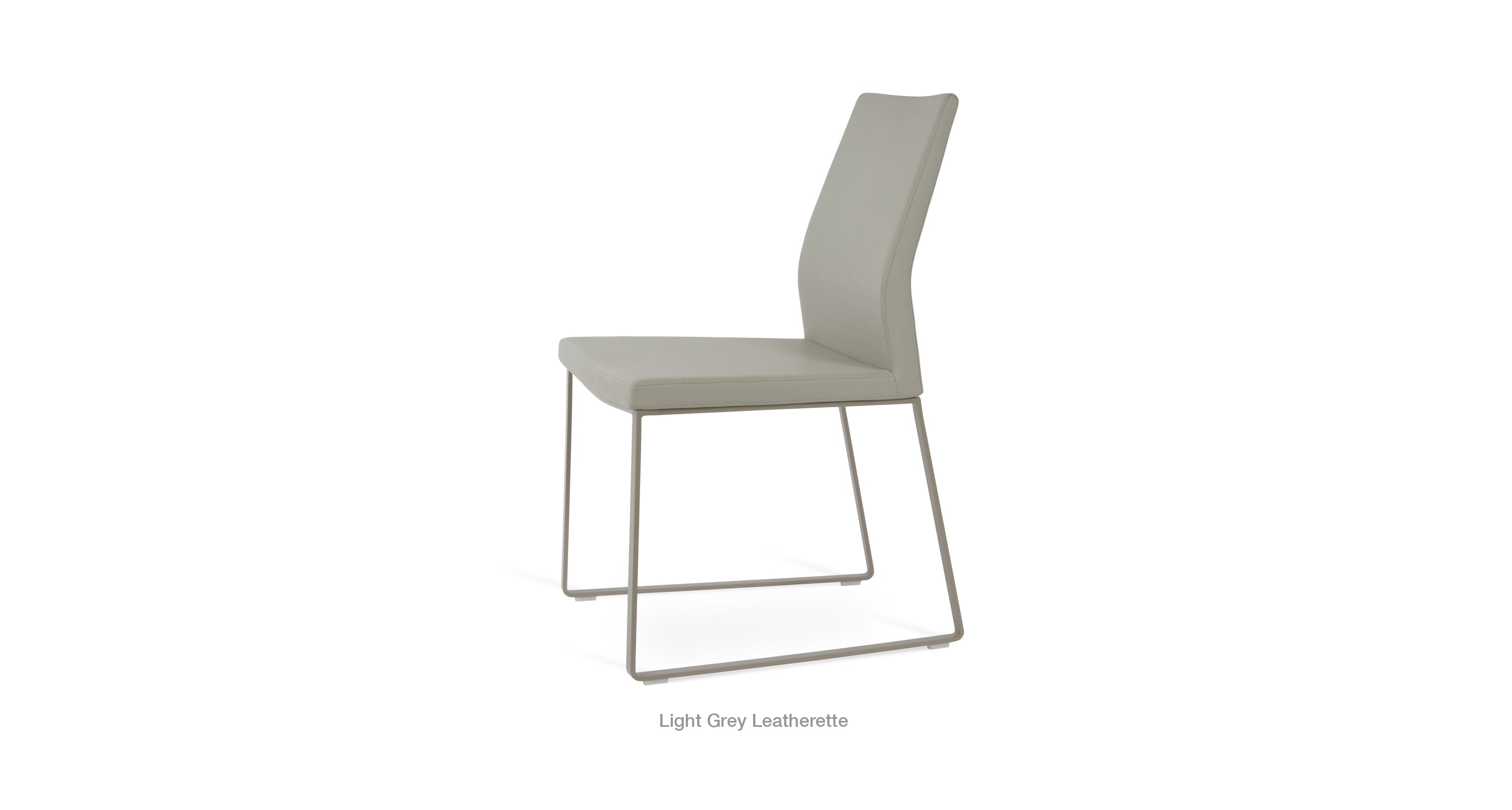 Pasha Sled Chair - elegant seating for dining areas | Image 124 | InSTYLE Home & Rugs