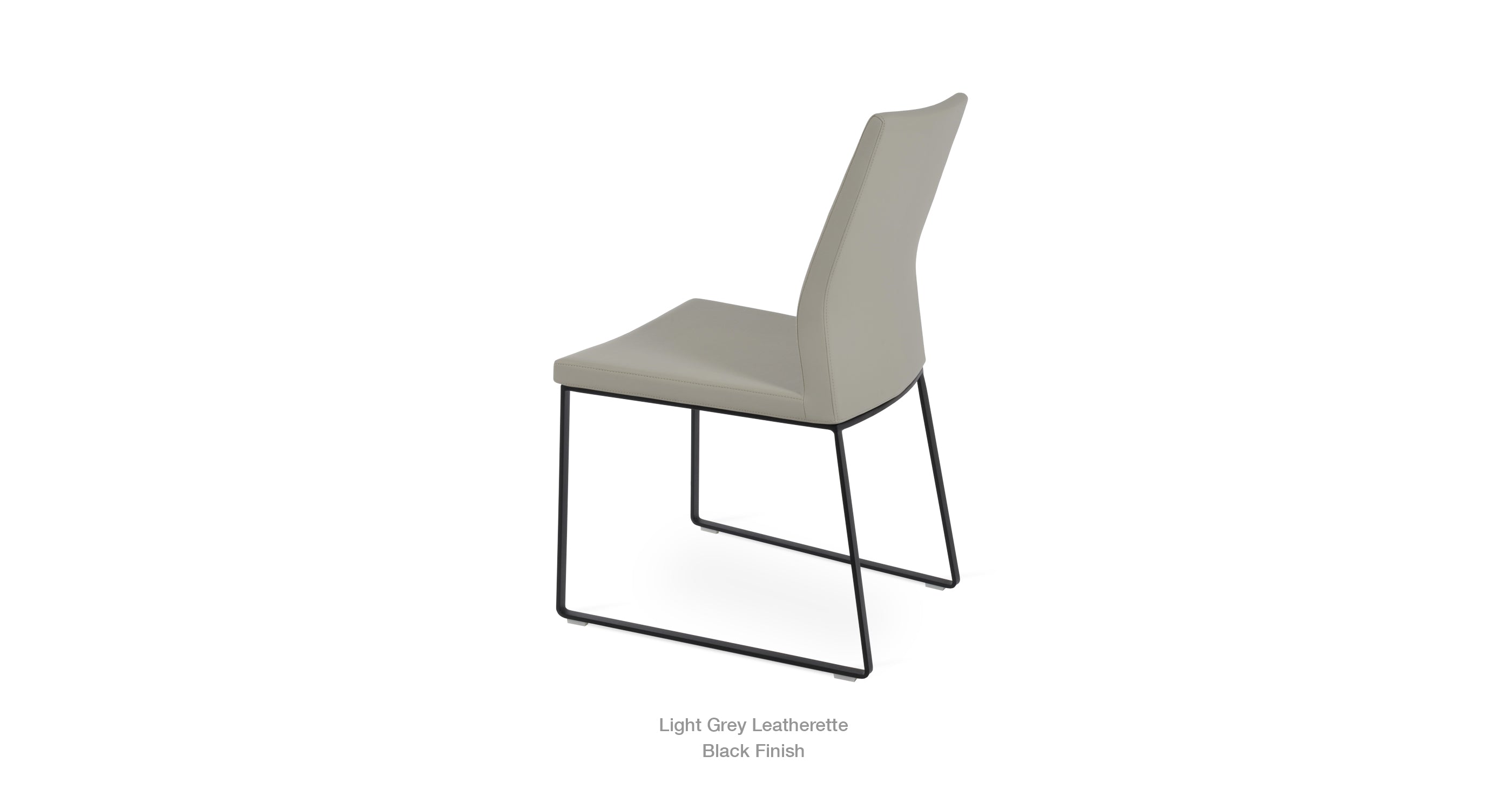 Pasha Sled Chair - elegant seating for dining areas | Image 125 | InSTYLE Home & Rugs