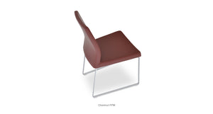 Pasha Sled Chair - elegant seating for dining areas | Image 132 | InSTYLE Home & Rugs