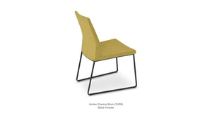 Pasha Sled Chair - elegant seating for dining areas | Image 92 | InSTYLE Home & Rugs
