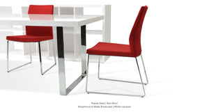 Pasha Sled Chair - elegant seating for dining areas | Image 147 | InSTYLE Home & Rugs