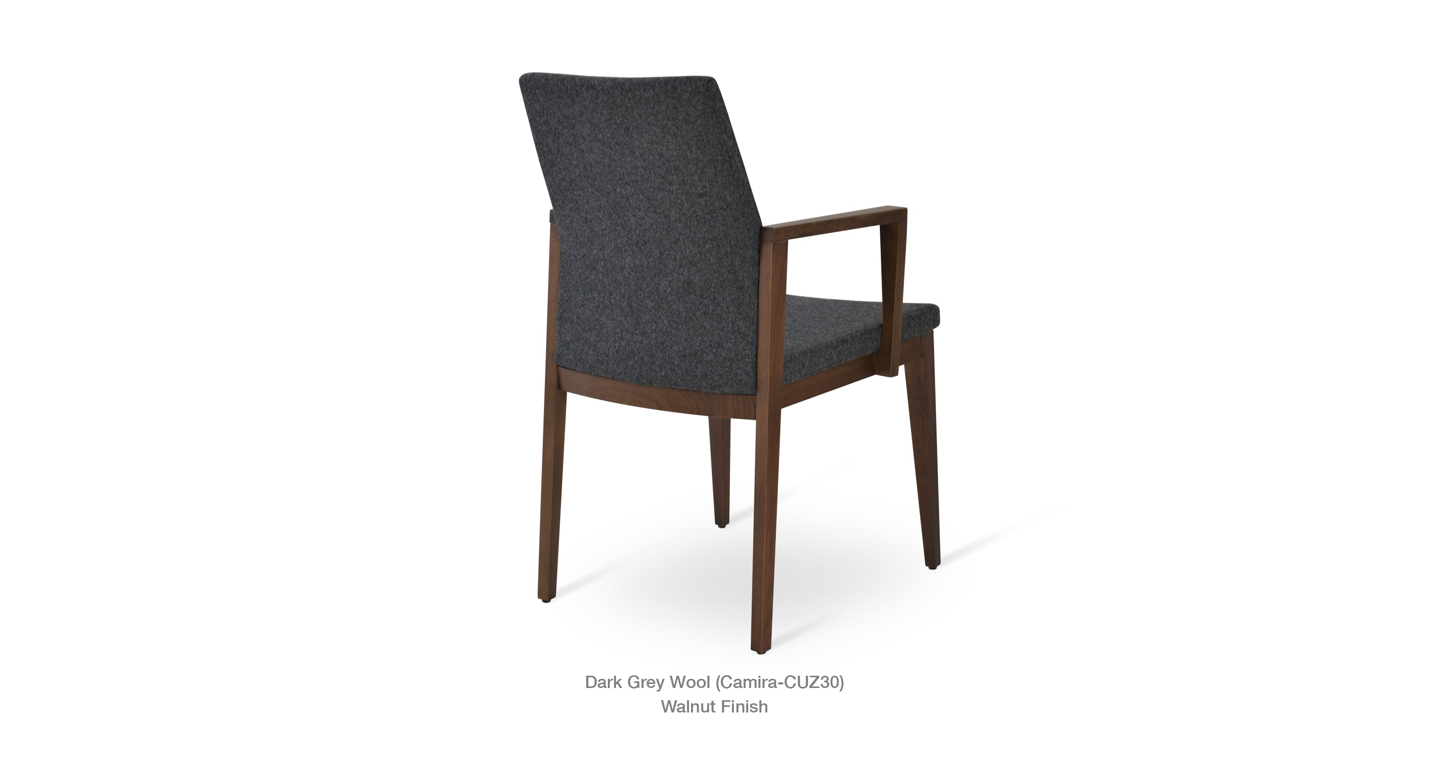 Pasha Wood Armchair - upholstered armchair with padded comfort | Image 3 | InSTYLE Home & Rugs