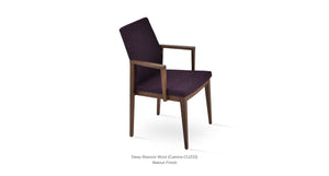 Pasha Wood Armchair - upholstered armchair with padded comfort | Image 21 | InSTYLE Home & Rugs