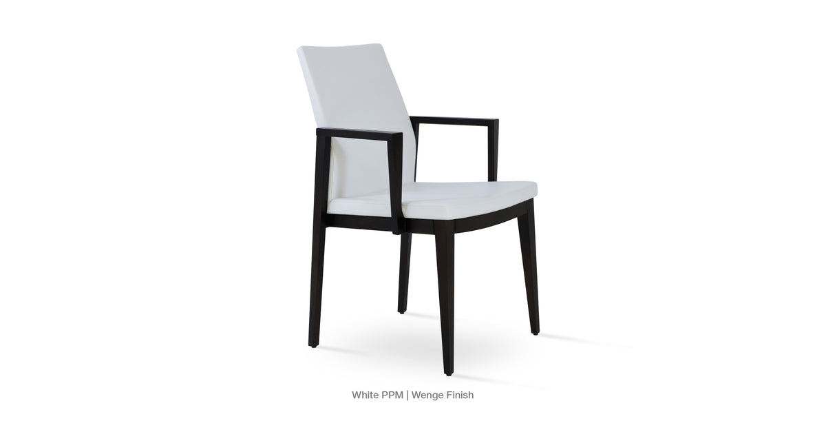 Pasha Wood Armchair - upholstered armchair with padded comfort | Image 26 | InSTYLE Home & Rugs