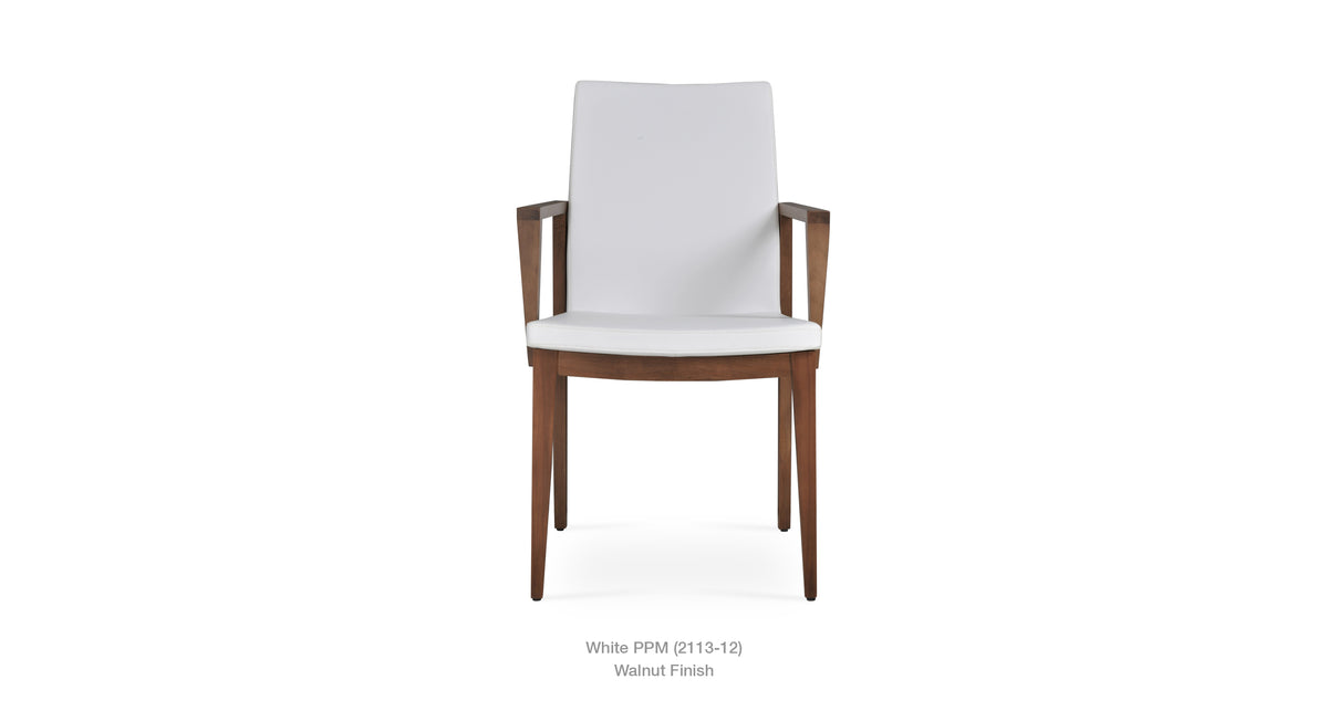 Pasha Wood Armchair - upholstered armchair with padded comfort | Image 27 | InSTYLE Home & Rugs