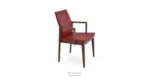 Pasha Wood Armchair - upholstered armchair with padded comfort | Image 28 | InSTYLE Home & Rugs