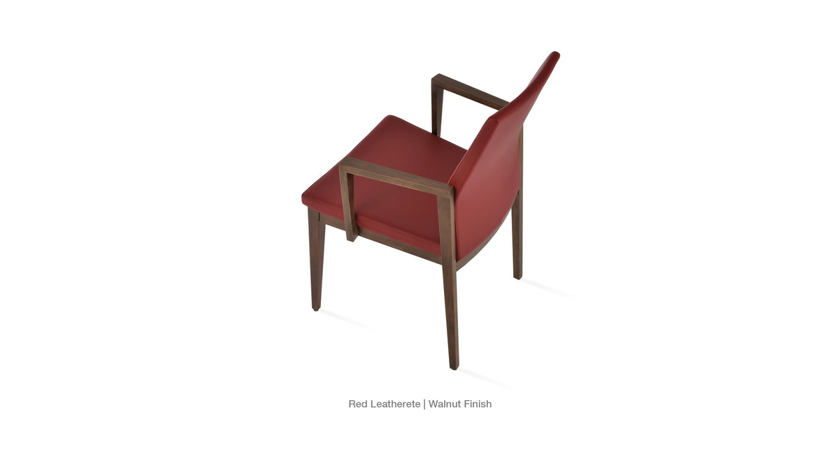 Pasha Wood Armchair - upholstered armchair with padded comfort | Image 29 | InSTYLE Home & Rugs