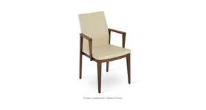 Pasha Wood Armchair - upholstered armchair with padded comfort | Image 31 | InSTYLE Home & Rugs