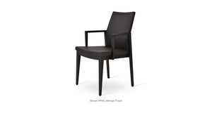 Pasha Wood Armchair - upholstered armchair with padded comfort | Image 36 | InSTYLE Home & Rugs