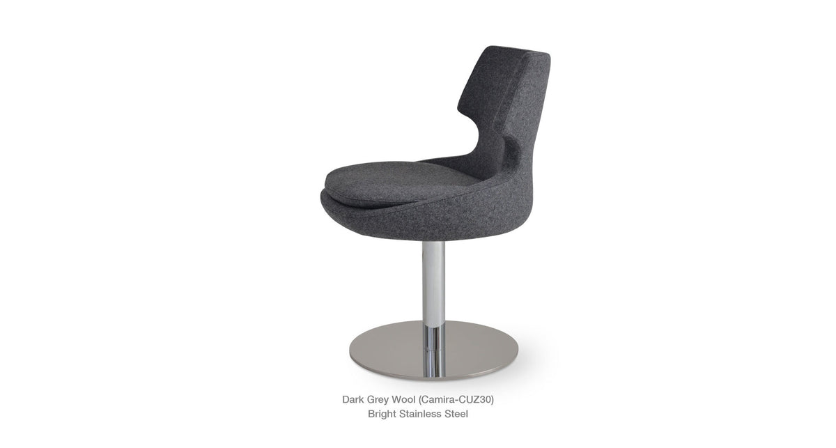 Patara Round Chair - comfortable seating for dining and office spaces | Image 3 | InSTYLE Home & Rugs
