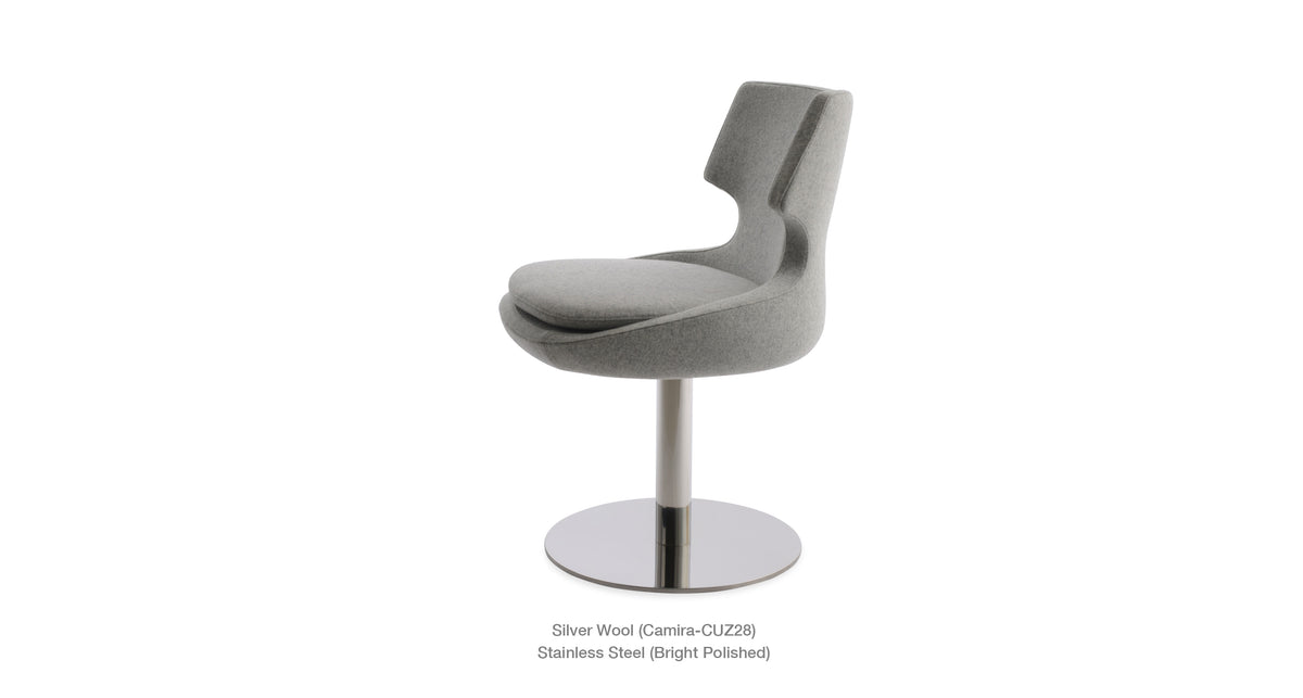 Patara Round Chair - comfortable seating for dining and office spaces | Image 5 | InSTYLE Home & Rugs