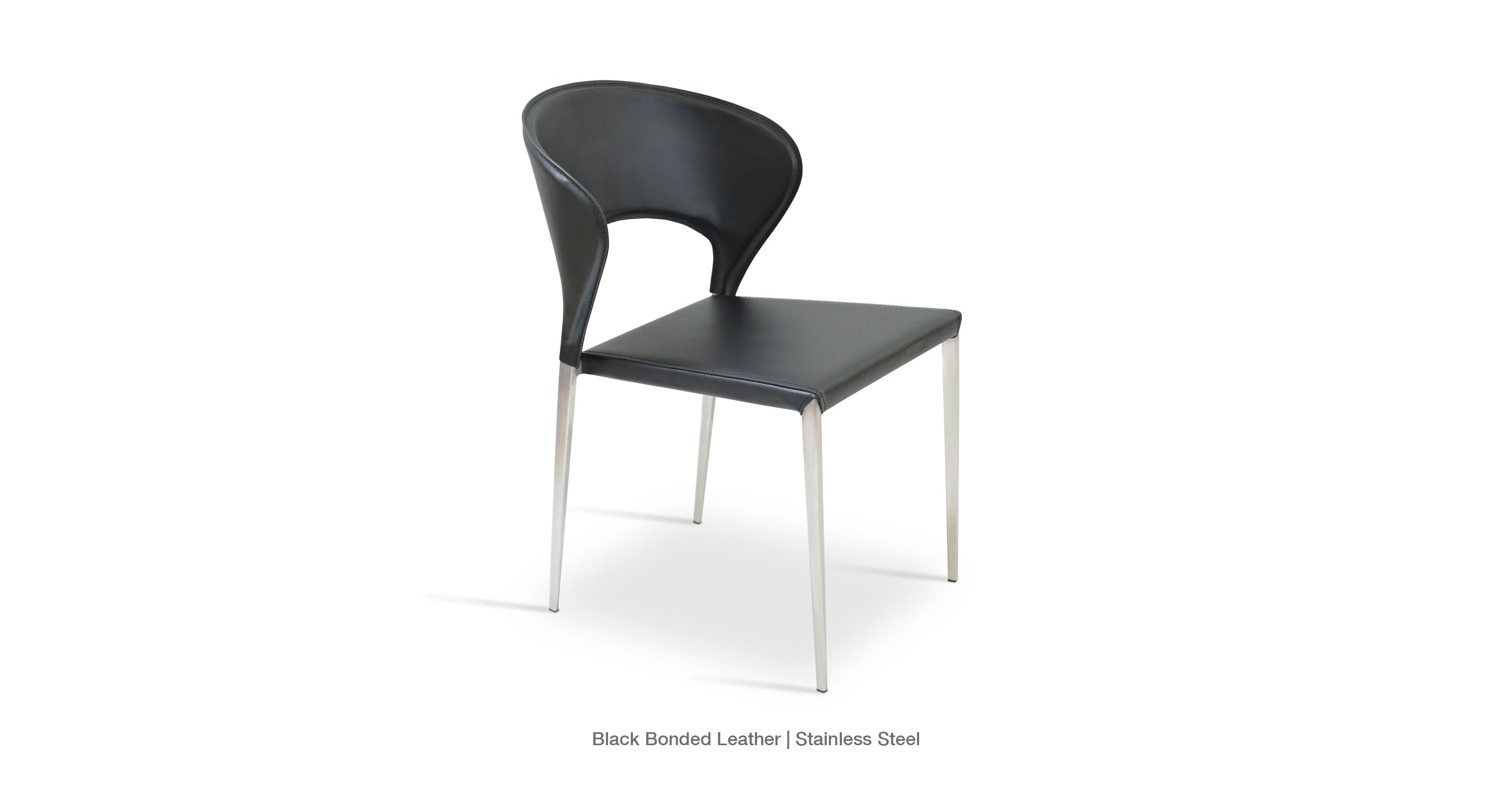 Prada Metal Chair - comfortable seating for dining and office spaces | Image 1 | InSTYLE Home & Rugs