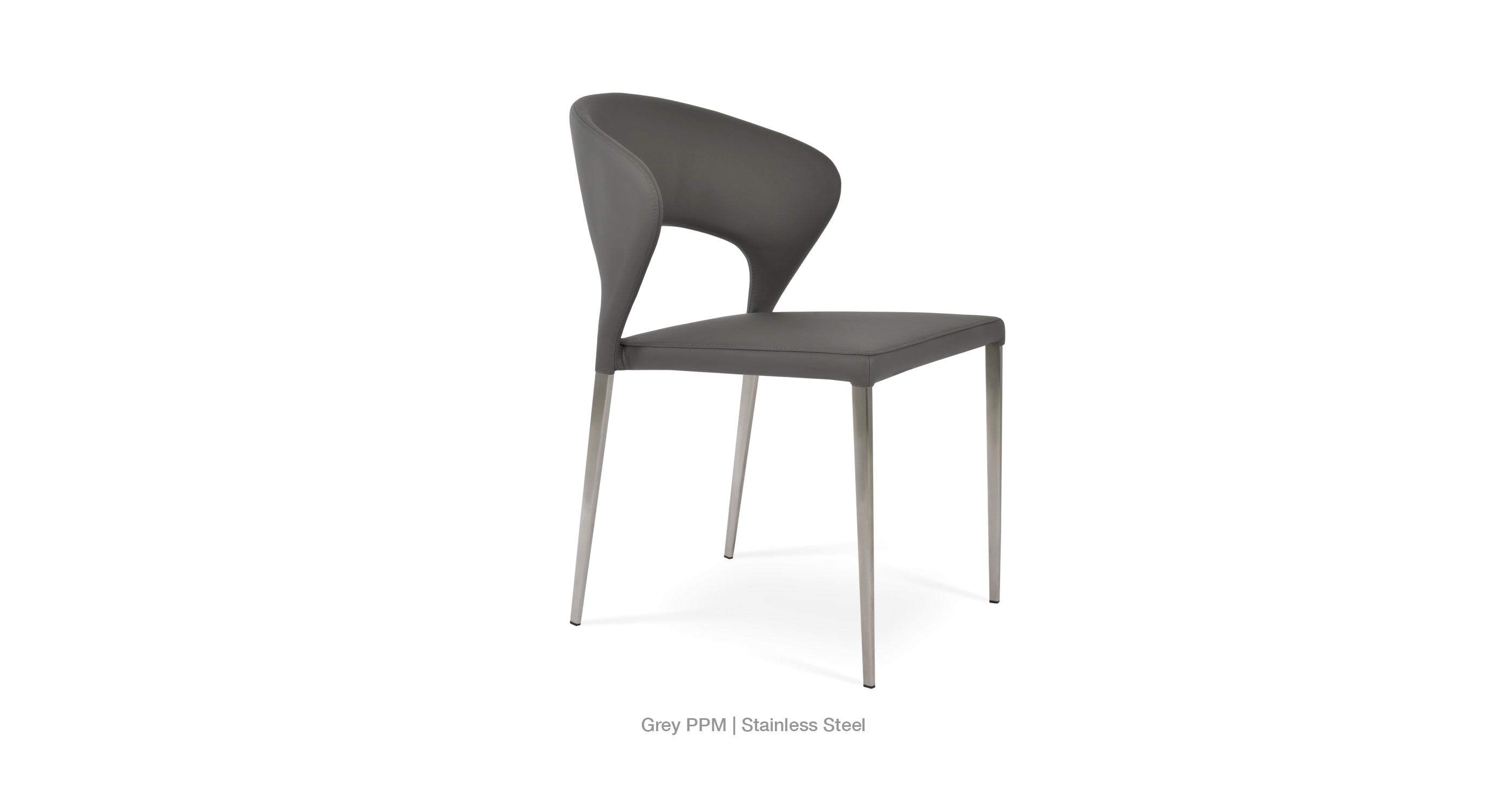 Prada Metal Chair - comfortable seating for dining and office spaces | Image 2 | InSTYLE Home & Rugs