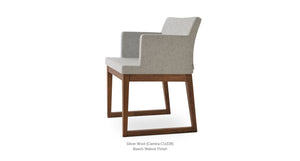 Soho Sled Wood Chair - comfortable seating for dining and office spaces | Image 3 | InSTYLE Home & Rugs