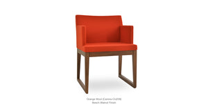 Soho Sled Wood Chair - comfortable seating for dining and office spaces | Image 4 | InSTYLE Home & Rugs