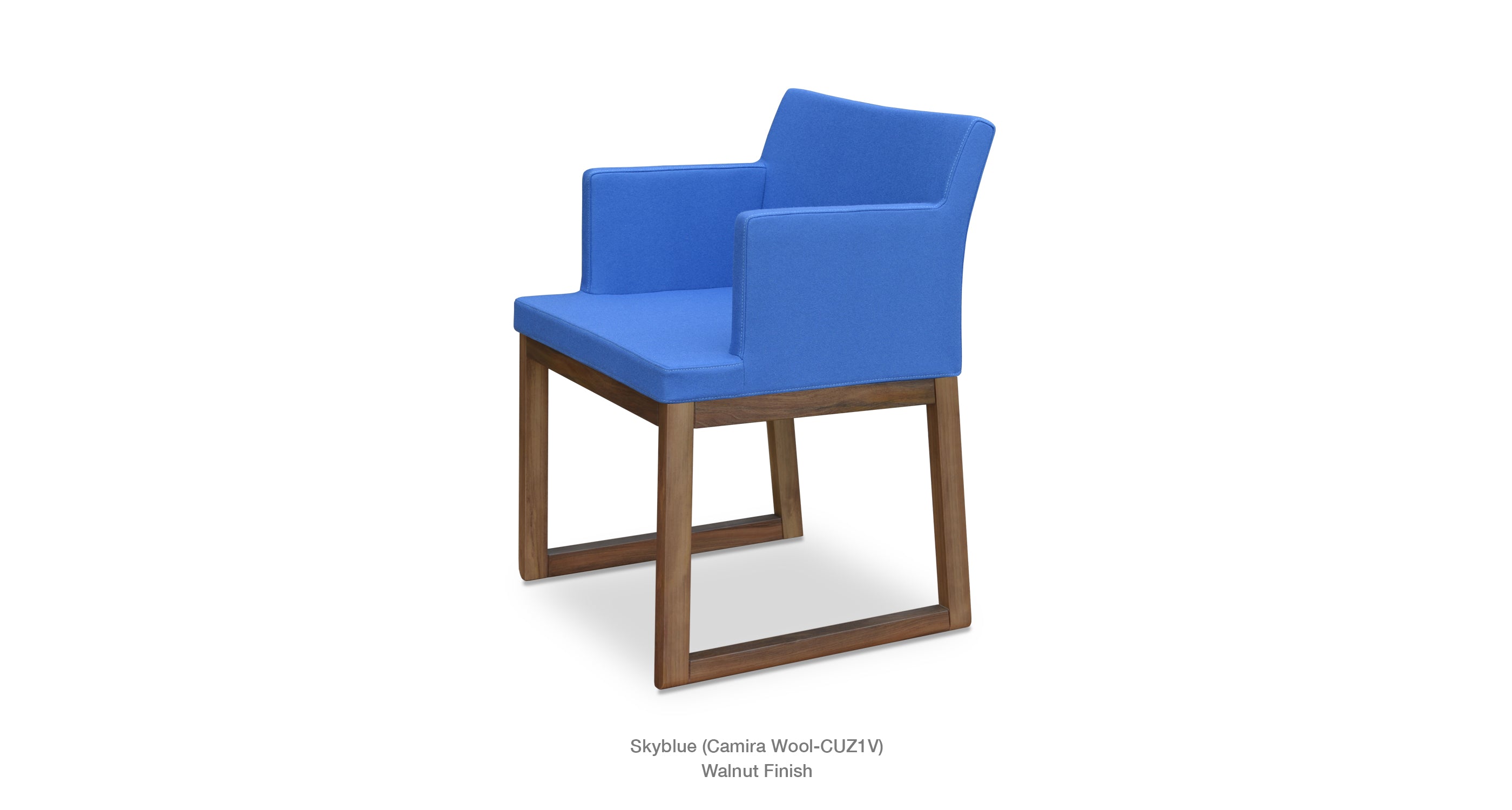 Soho Sled Wood Chair - comfortable seating for dining and office spaces | Image 7 | InSTYLE Home & Rugs