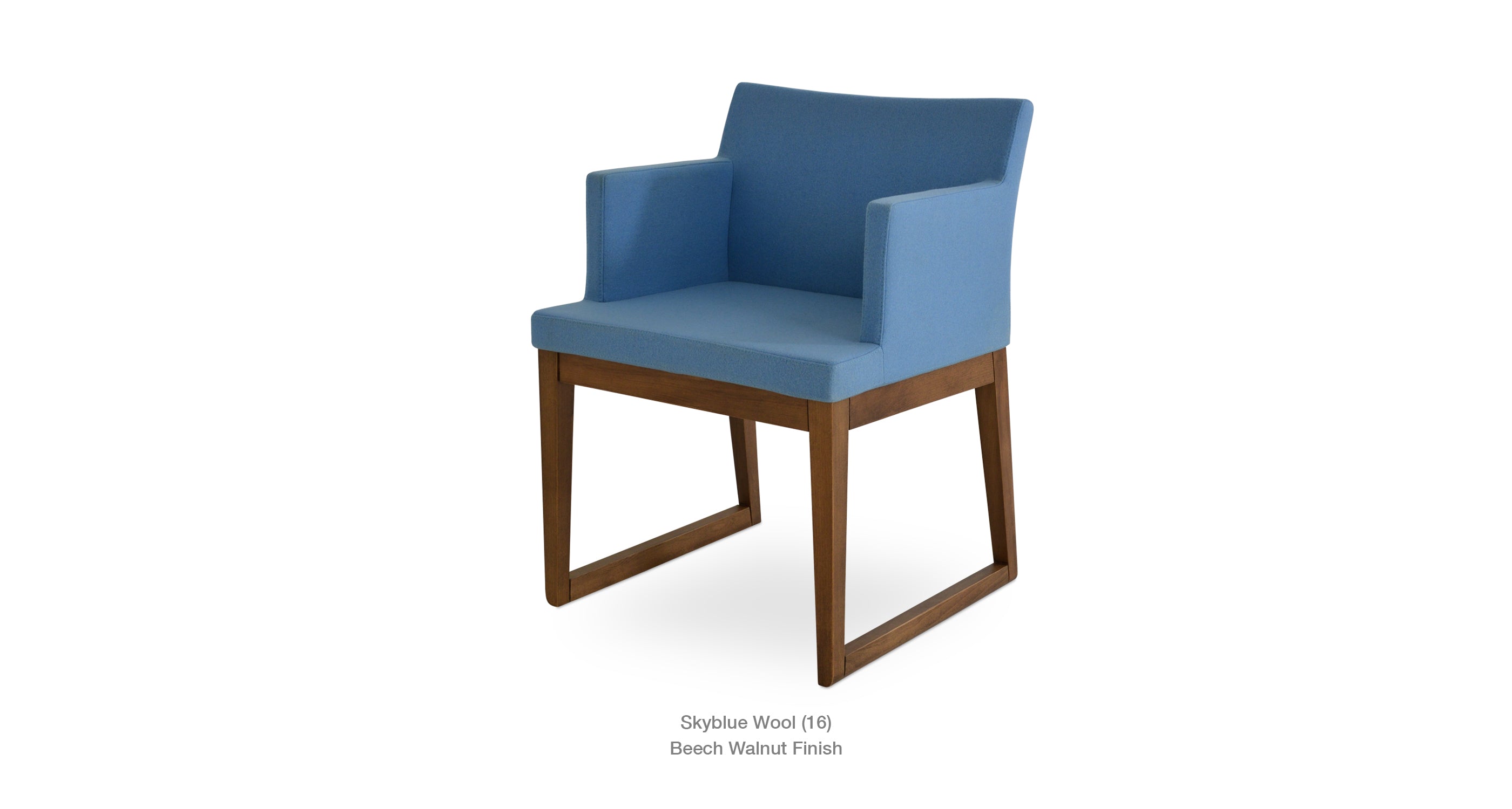 Soho Sled Wood Chair - comfortable seating for dining and office spaces | Image 8 | InSTYLE Home & Rugs