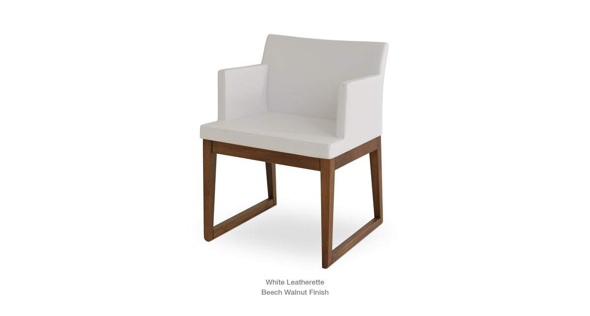 Soho Sled Wood Chair - comfortable seating for dining and office spaces | Image 16 | InSTYLE Home & Rugs