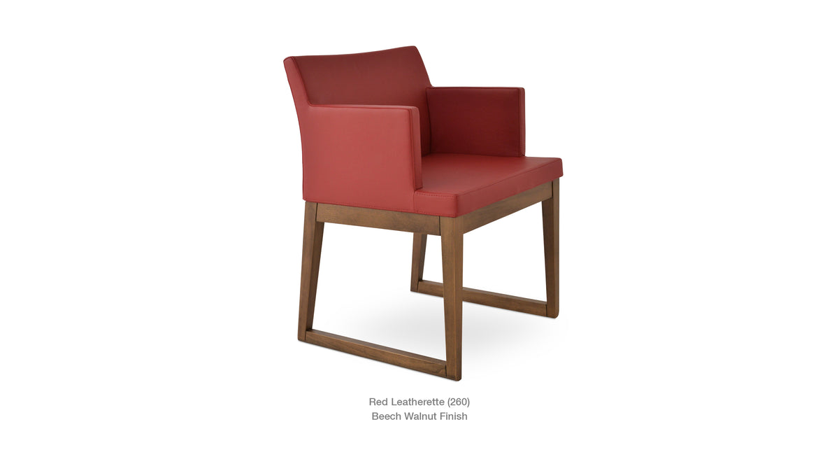 Soho Sled Wood Chair - comfortable seating for dining and office spaces | Image 19 | InSTYLE Home & Rugs