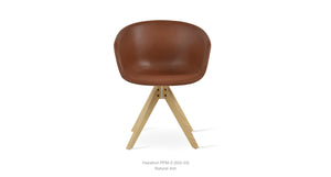 Tribeca Pyramid Swivel Chair - comfortable seating for dining and office spaces | Image 5 | InSTYLE Home & Rugs
