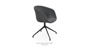 Tribeca Spider Swivel Chair - comfortable seating for dining and office spaces | Image 8 | InSTYLE Home & Rugs