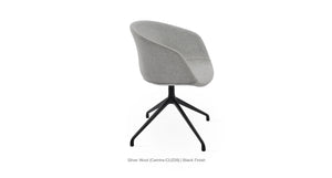 Tribeca Spider Swivel Chair - comfortable seating for dining and office spaces | Image 4 | InSTYLE Home & Rugs