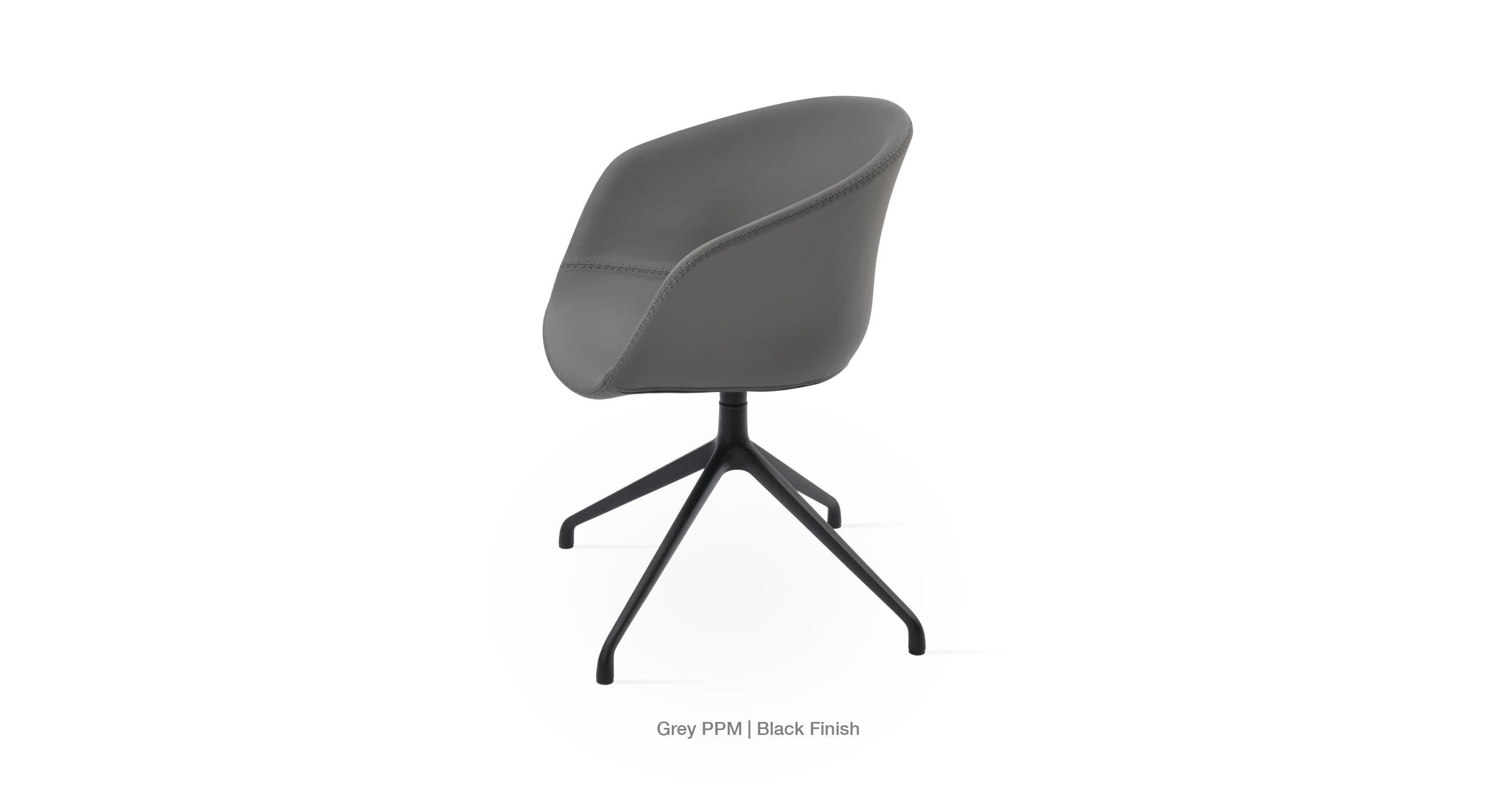 Tribeca Spider Swivel Chair - comfortable seating for dining and office spaces | Image 9 | InSTYLE Home & Rugs
