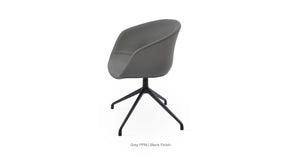 Tribeca Spider Swivel Chair - comfortable seating for dining and office spaces | Image 9 | InSTYLE Home & Rugs