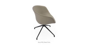 Tribeca Spider Swivel Chair - comfortable seating for dining and office spaces | Image 12 | InSTYLE Home & Rugs