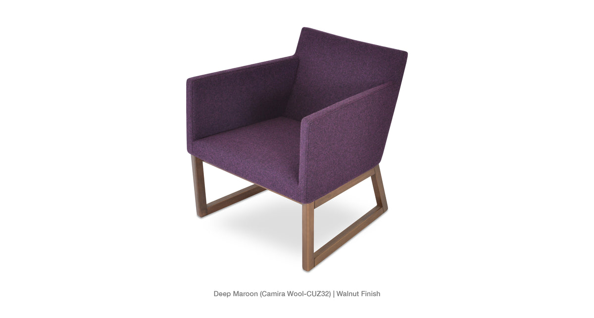 Harput Sled Wood Lounge - | Image 5 | InSTYLE Home & Rugs