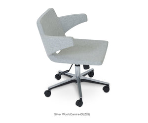 Nevada Arm Office Chair - comfortable seating for dining and office spaces | Image 2 | InSTYLE Home & Rugs