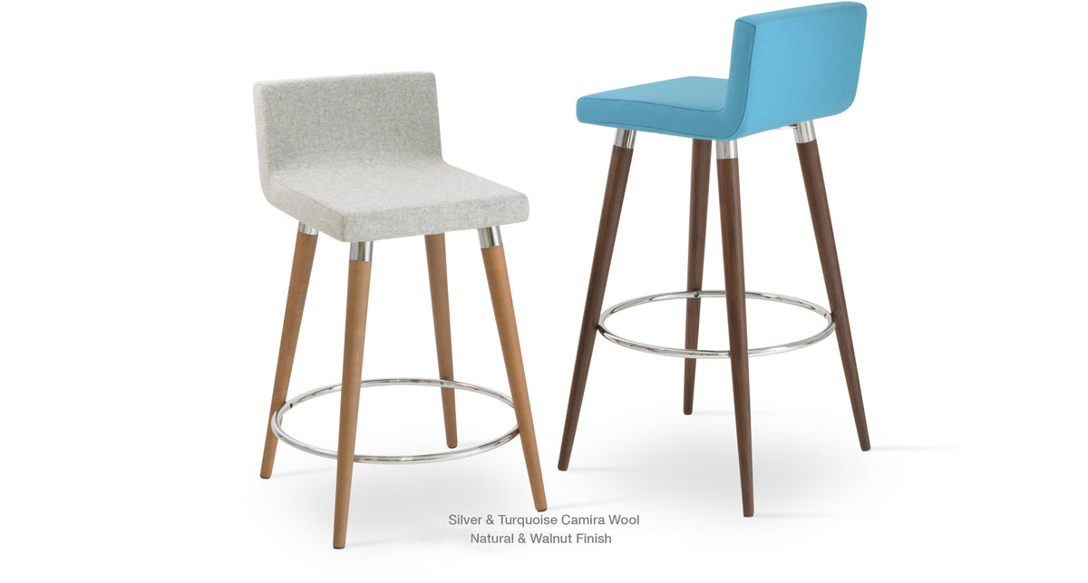 Dallas DR Wood Stools - compact and stylish design | Image 4 | InSTYLE Home & Rugs